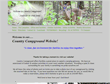 Tablet Screenshot of countrycampground.org
